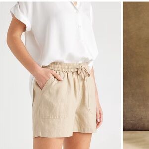Quince 100% European Linen Shorts